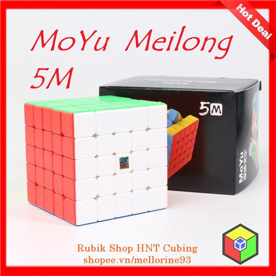 Đồ Chơi Rubik 5x5 MoYu Meilong 5M ( Có Sẵn Nam Châm) - Rubic 5x5x5 Meilong 5 M Khối Lập Phương 5 Tầng