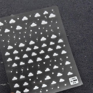 Stick nail , sticker dán móng hình đám mây cực đẹp