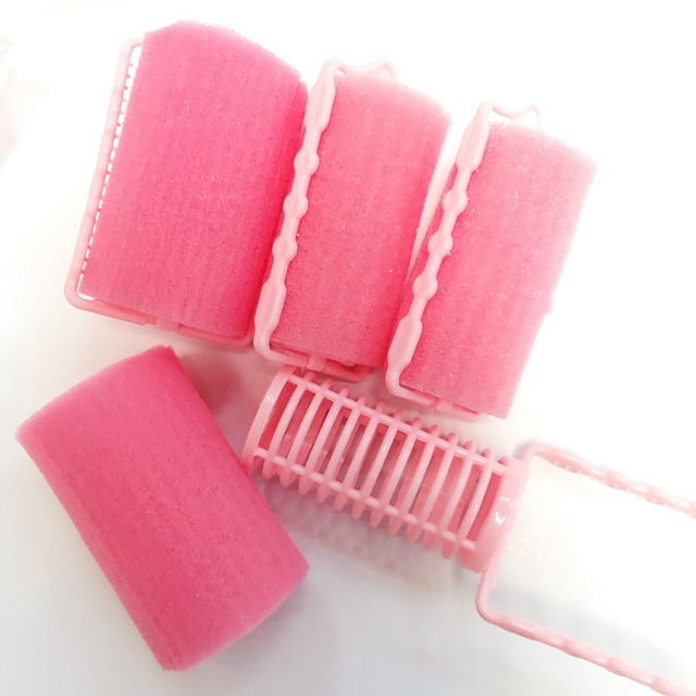 Lô Quấn Xoăn Không Dùng Nhiệt Lô Mút Nhật Có Lõi Nhựa Bên Trong