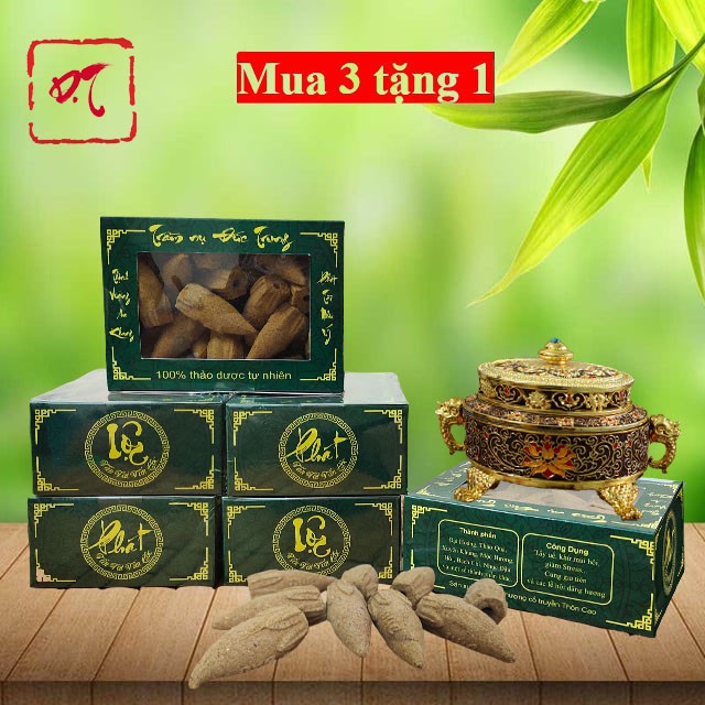 Trầm hương - Nụ trầm hương LỘC PHÁT xả stress mang lại may mắn tài lộc