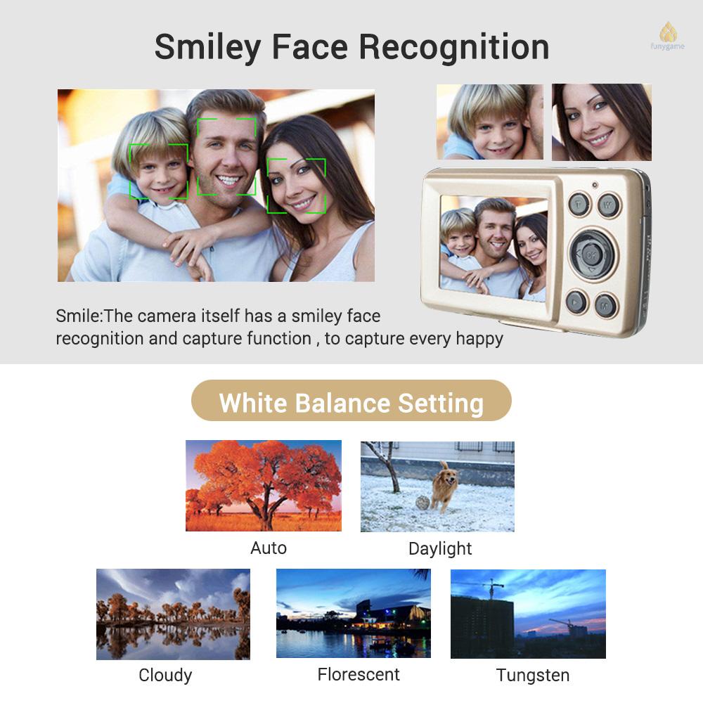 Máy quay phim kỹ thuật số HD 1080P 16MP 16X màn hình 1.77 Inch cho bé
 | BigBuy360 - bigbuy360.vn