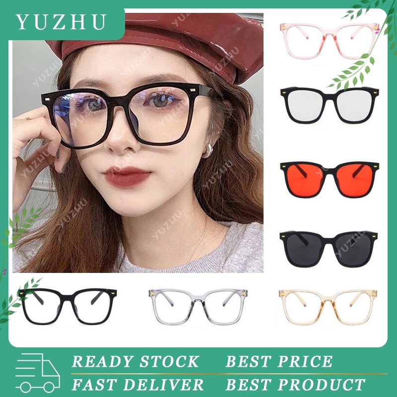 Kính Mát Gọng Vuông Chống Tia Uv Phong Cách Retro Cho Nam Và Nữ