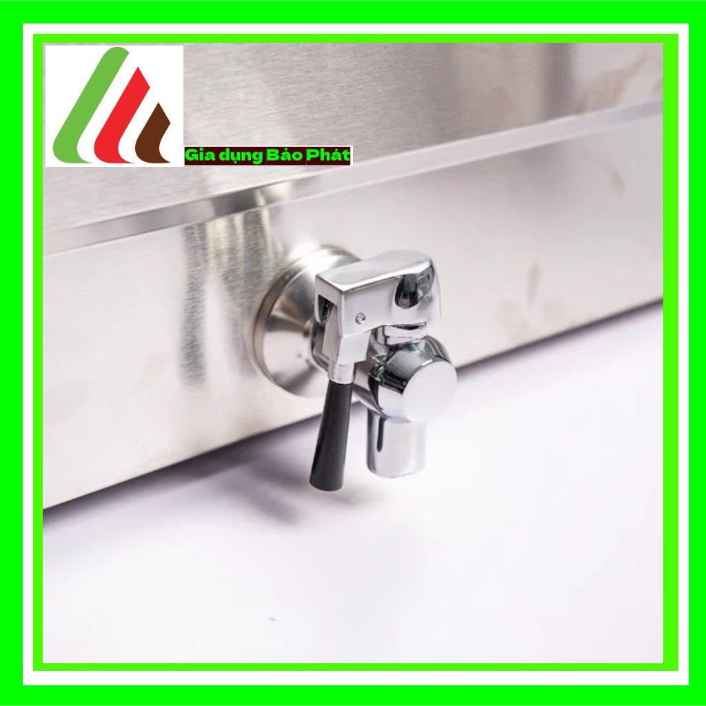 Bếp chiên nhúng điện công nghiệp 20L có van xả Shunji chất lượng tiện dụng - lò chiên ngập dầu