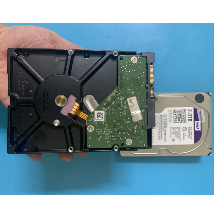 Ổ cứng HDD 2000G(2TB) Western Purple ( Tím ) , Chuyên dùng cho camera , lưu trữ dữ liệu - Bảo hành 24 tháng