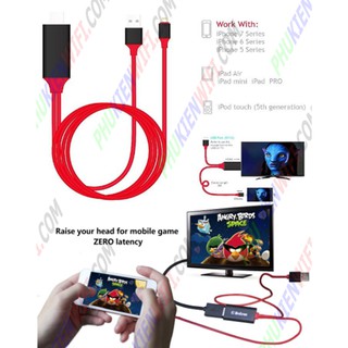 Cáp lightning to HdMI kết nối iphone ipad