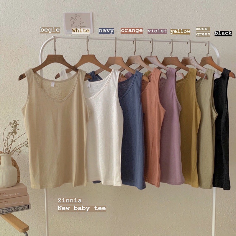 𝐙𝐢𝐧𝐧𝐢𝐚/𝐀́𝐨 𝐭𝐚𝐧𝐤𝐭𝐨𝐩 𝐜𝐡𝐚̂́𝐭 𝐜𝐨𝐭𝐭𝐨𝐧 𝐤𝐢𝐞̂̉𝐮 𝐝𝐚́𝐧𝐠 𝐛𝐚𝐬𝐢𝐜 𝐦𝐮̀𝐚 𝐡𝐞̀ - 𝐁𝐚𝐛𝐲 𝐭𝐞𝐞 | BigBuy360 - bigbuy360.vn