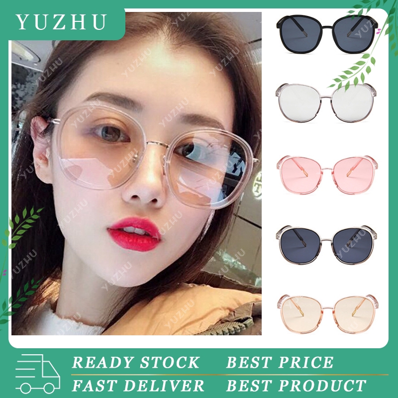 Kính Mát Gọng Tròn Chống Tia Uv Phong Cách Hàn Quốc