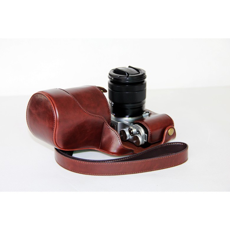 Bao Da Pu Đựng Máy Ảnh FujiFilm XA3 16-50mm Kèm Dây Đeo Vai Tiện Dụng