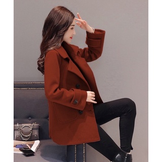 [Q8] Áo khoác dạ Nữ form ngắn tiểu thư
