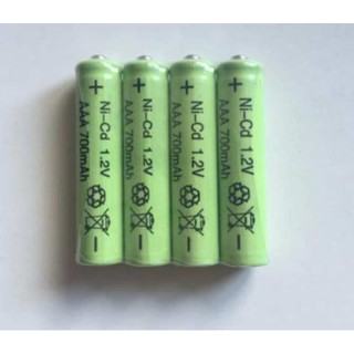 Bộ 4 viên pin sạc AA 700mAh