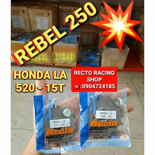 Nhông 15t 520 honda la/rebel 250 recto