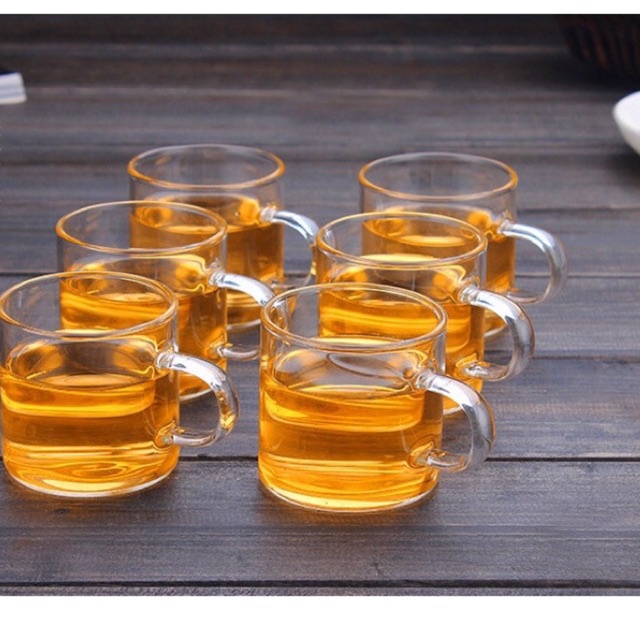 Set 6 chén quai trụ thuỷ tinh 100ml