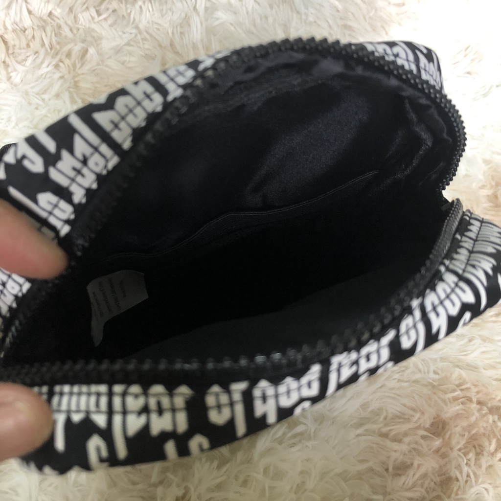 Túi Essentials_size21 nam nữ trắng đen chất vải dầy dặn