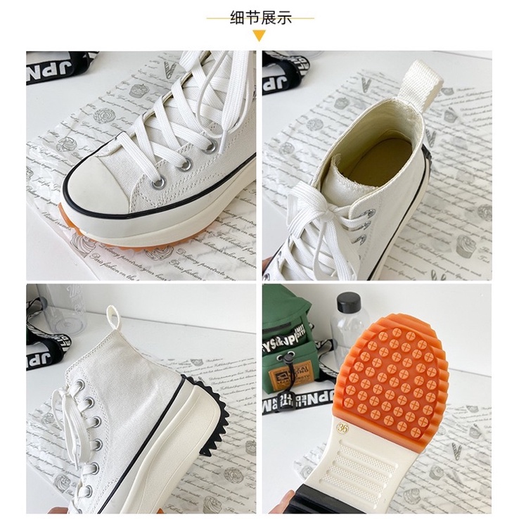 Giày Thể Thao Cổ Cao Thời Trang Cho Nữ ( sẵn) M560