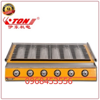 Bếp nướng thịt, BBQ 6 đầu đốt dùng gas - Bếp nướng ga 6 trụ ETON ET-K233
