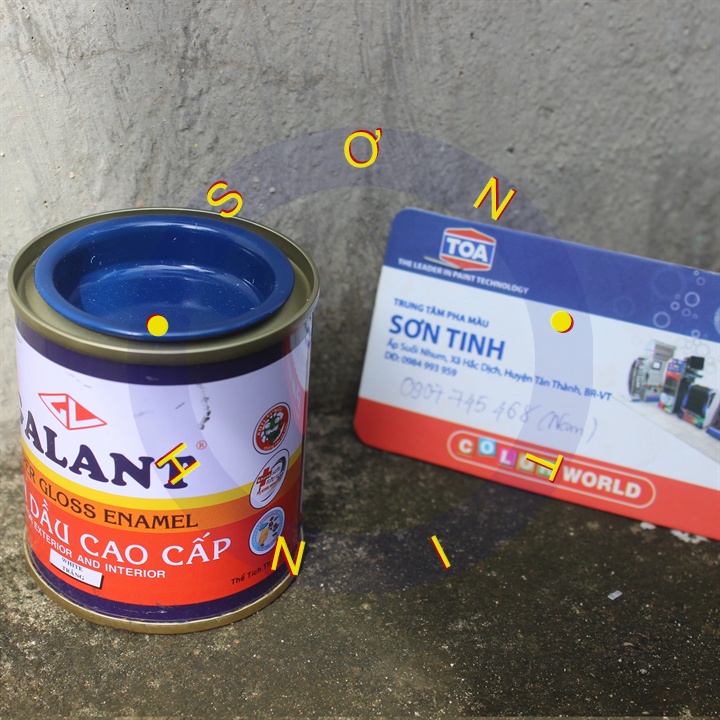 SƠN DẦU GALANT MÀU XANH DƯƠNG 70 ML