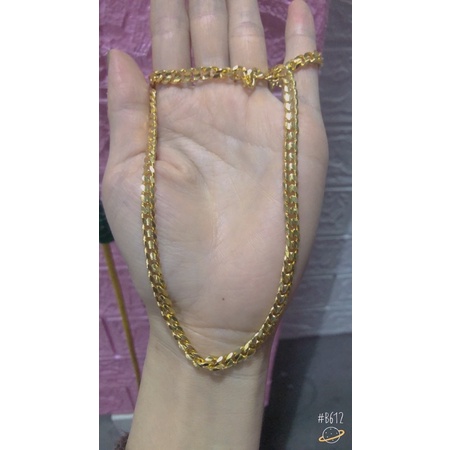 dây chuyền xích mạ vàng nam nữ đều đeo được