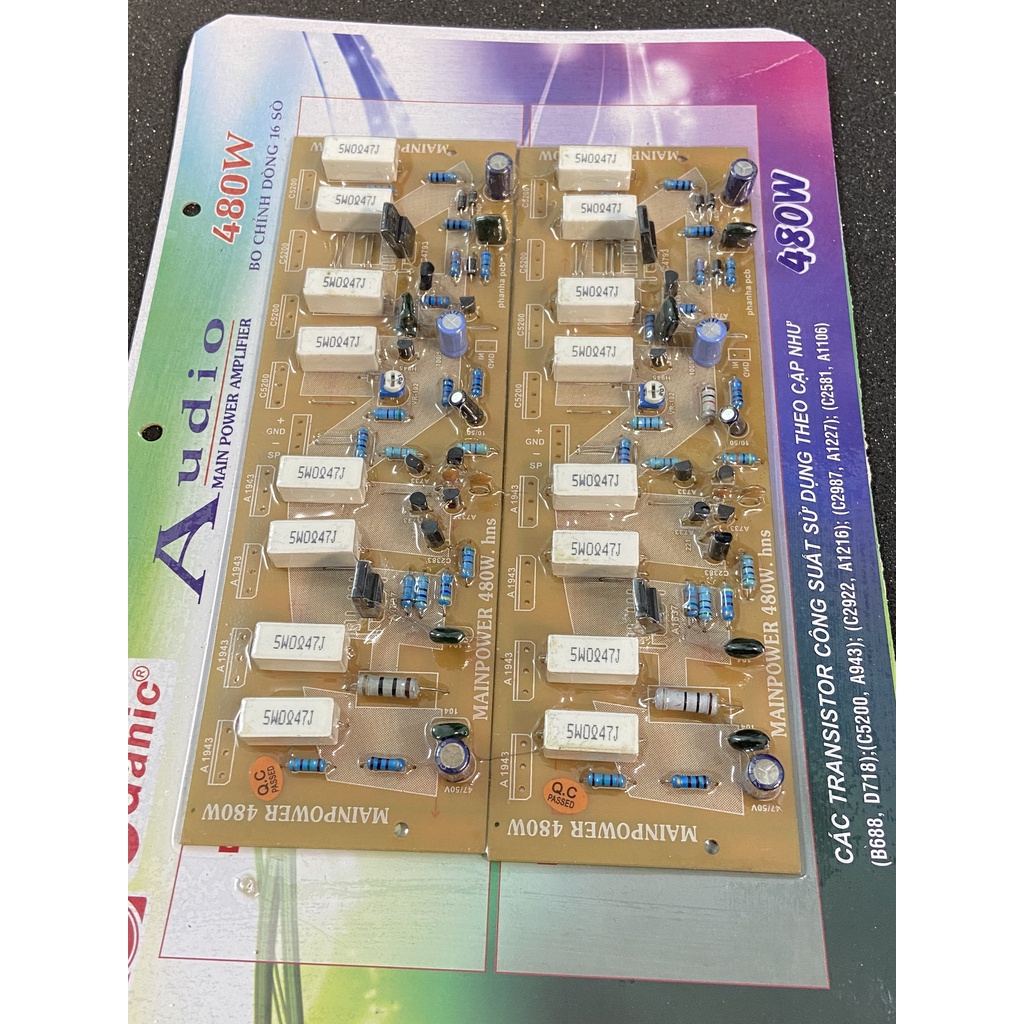 Mạch công suất amply 16 sò giá rẻ