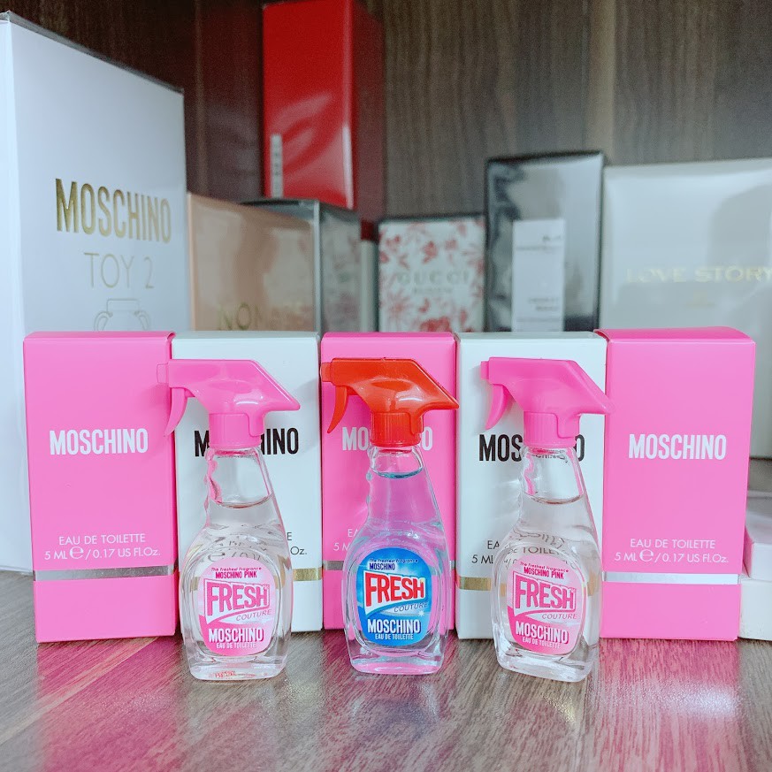 [Mini] Nước Hoa Nữ Moschino Fresh Couture Pink EDT 5ml - Chai Hồng chuẩn Auth | Thế Giới Skin Care