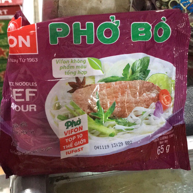 gg1 Phở Vifon Các Loại gói 65g