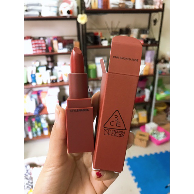 <>[Vỏ Đen & Nâu] Son 3CE 909 Smoked Rose- taphoamena | BigBuy360 - bigbuy360.vn