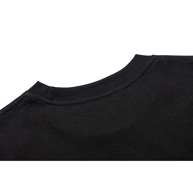 Áo Thun Cotton Ngắn Tay Dáng Rộng In Hình Sanskrit Màu Gradient Plus Size Unisex