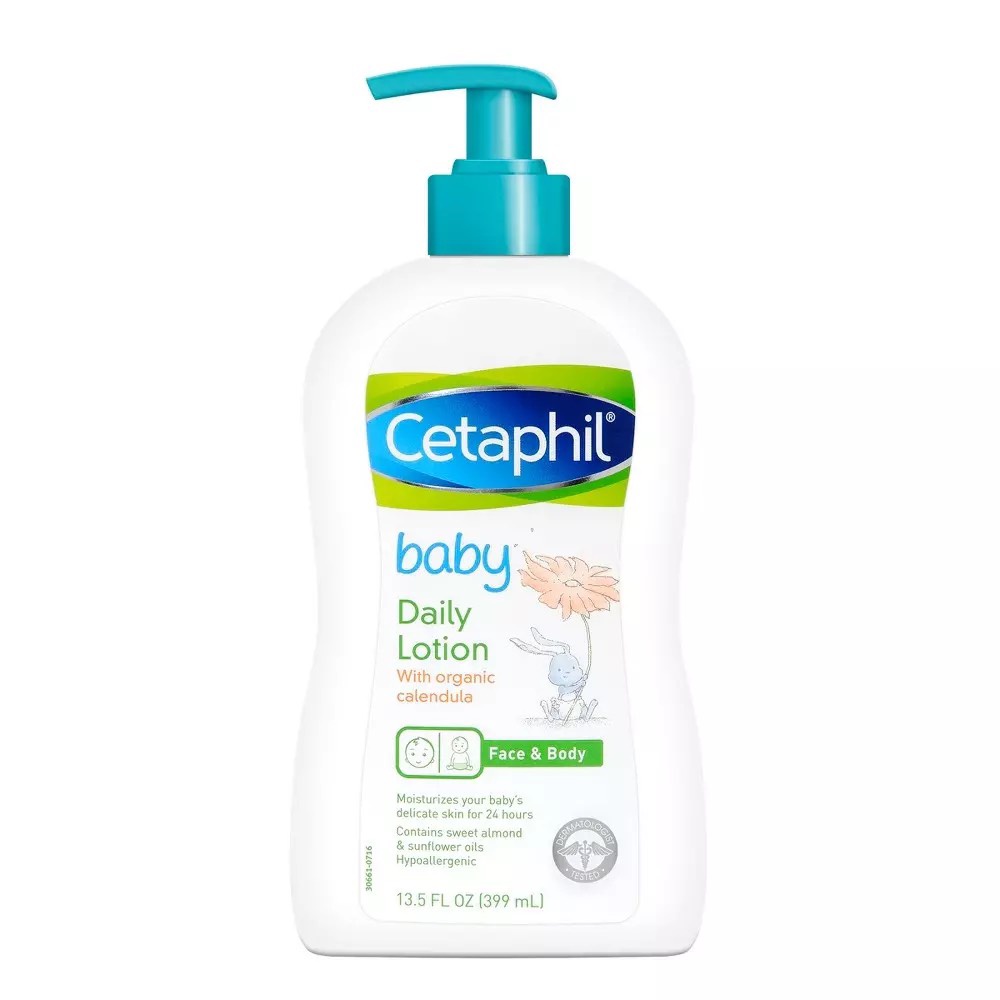 Sữa dưỡng thể Cetaphil 399ml, sữa dưỡng thể hoa cúc cấp ẩm an toàn cho bé - Monnie Kids