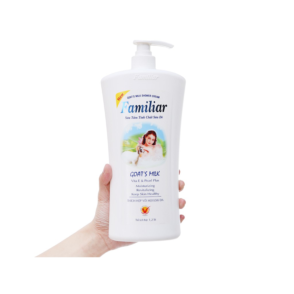 Sữa Tắm Tinh Chất Sữa Dê Familiar Goat' Milk 1.2l