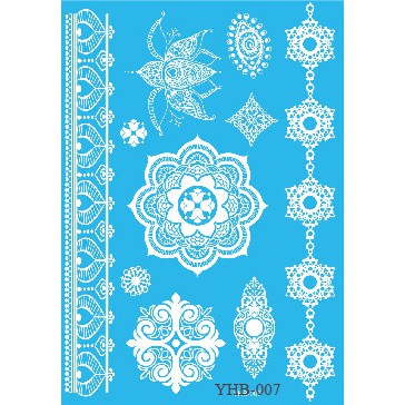 Xăm dán Henna trắng  - Hena Tattoo