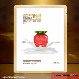 Mặt Nạ Dâu Cung Cấp Vitamin C Dưỡng Ẩm Mềm Mịn Da Cao Cấp Hawon