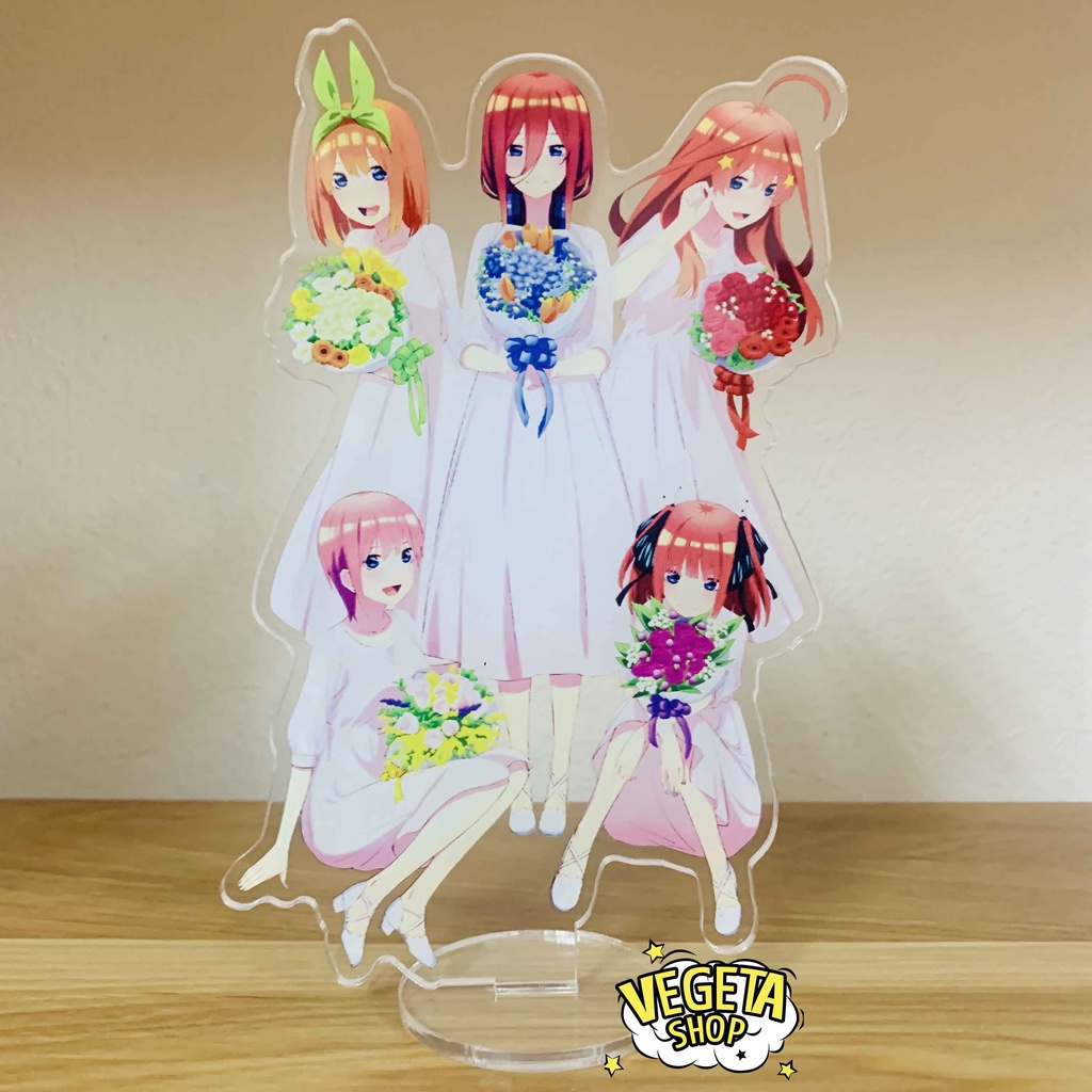 Mô Hình Tượng Standee Acrylic Mica 2 mặt - Nhà có 5 nàng dâu - Gotoubun no Hanayome - Ichika Nino Miku Yotsuba Itsuki