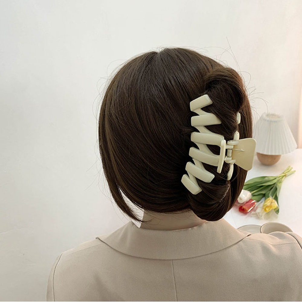 Kẹp tóc dạng móng vuốt màu kẹo ngọt cỡ lớn phong cách Hàn Quốc thời trang sành điệu cho nữ