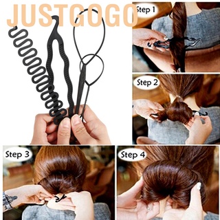 Bộ 4 / 9 Dụng Cụ Búi Tóc Thời Trang