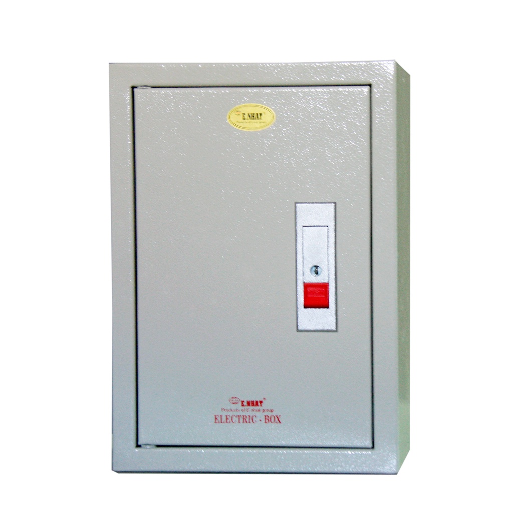 Tủ điện 27x19x10 cm, vỏ tủ điện E Nhất 270x190x100 mm, tủ điện lắp nổi trong nhà sơn tĩnh điện