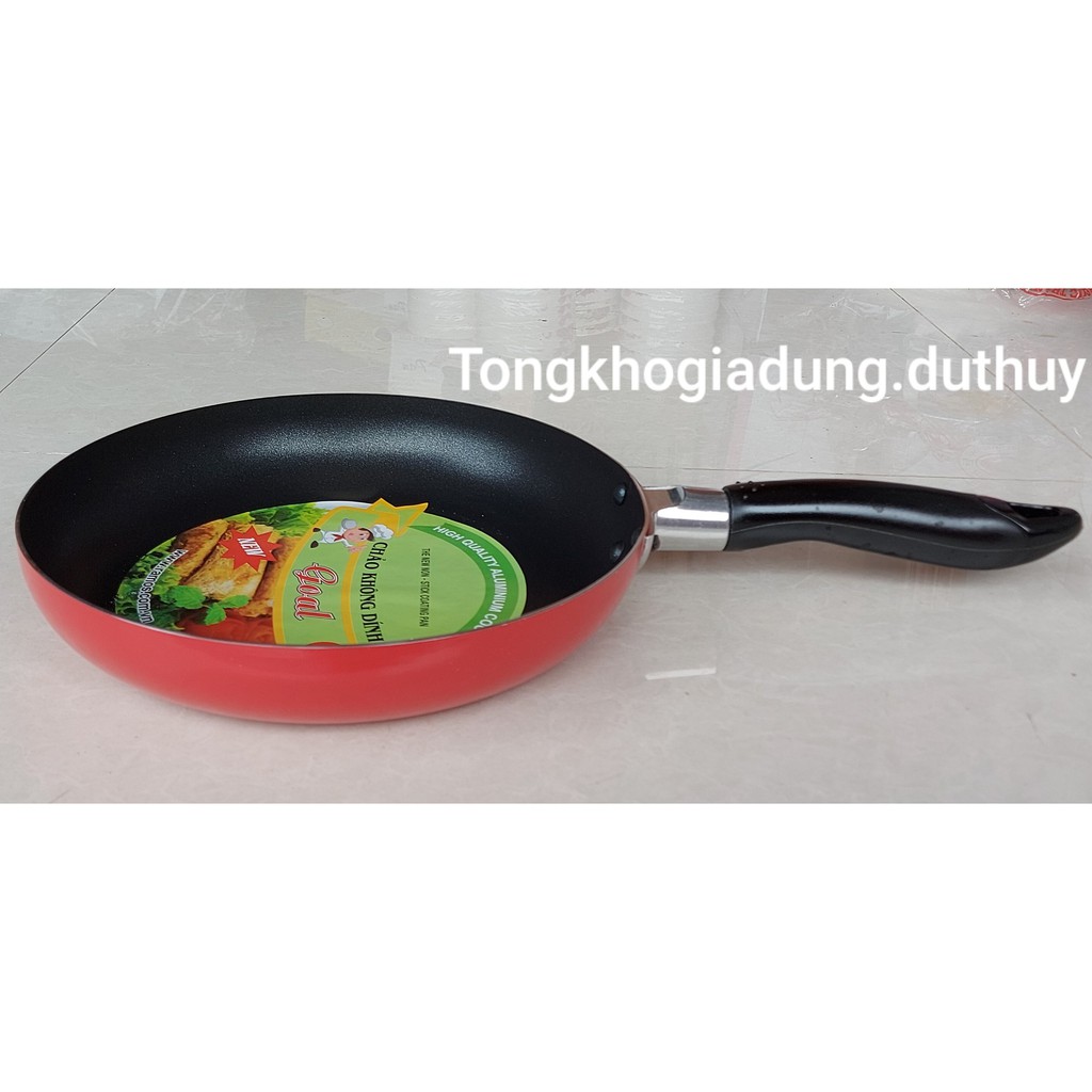 Chảo chống dính 16-30 cm Bảo Thành Phát cán cách nhiệt, quánh chống dính cao cấp chống xướt tốt của gia dụng Du Thủy