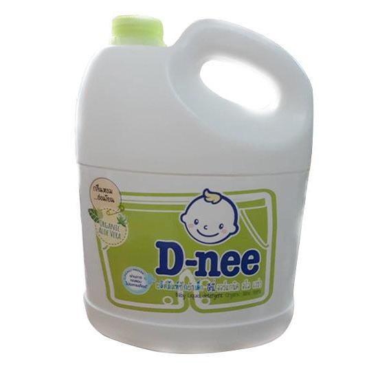 Bộ Nước giặt xả quần áo trẻ em Dnee 3000ml Thái Lan (5 màu) + Nước súc bình sửa, rửa rau quả Dnee chai 500ml