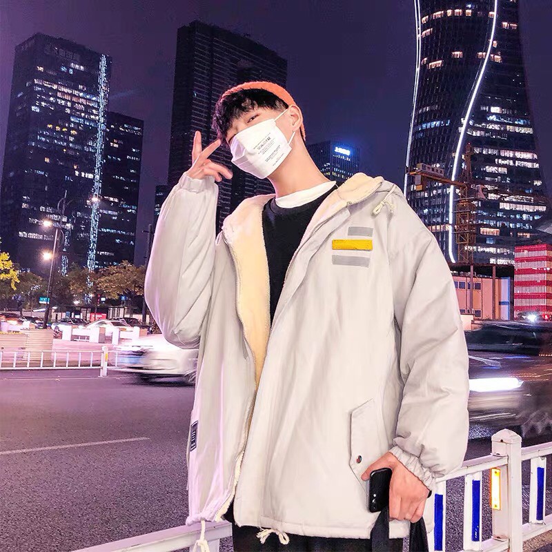 Áo khoác nam nữ lót lông cừu𝙑𝙞𝙙𝙚𝙤 𝙫𝙖̀ 𝙖̉𝙣𝙝 𝙩𝙝𝙖̣̂𝙩Áo khoác nam lót lông dáng xuông rộng hàng cao cấp mềm đẹp