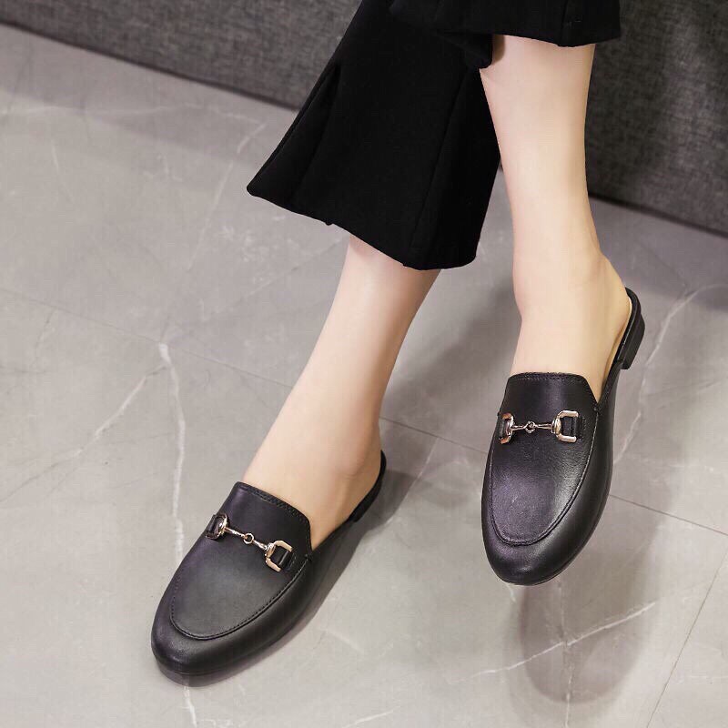 Giày Sục Mules Lười Công Sở Cao Su chống nước D25 | BigBuy360 - bigbuy360.vn