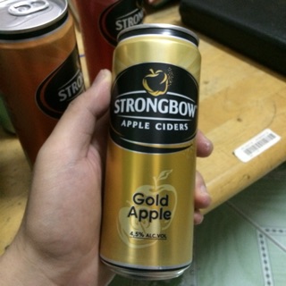 4 Lon StrongBow Cider GoldApple 330ml