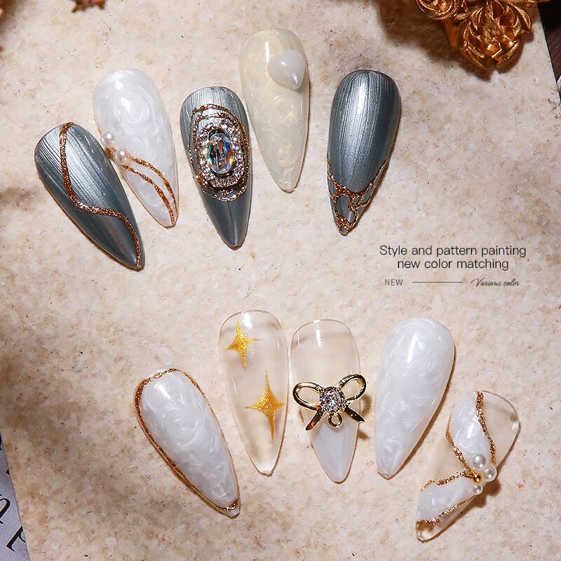 Gel Sơn Móng Tay 5ml Hình Vỏ Sò Ngọc Trai Thời Trang Thu Đông