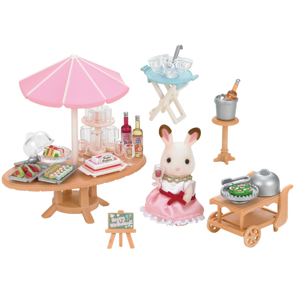 Đồ Chơi Sylvanian Families Bữa Tiệc Sinh Nhật Trên Biển Seaside Birthday Party