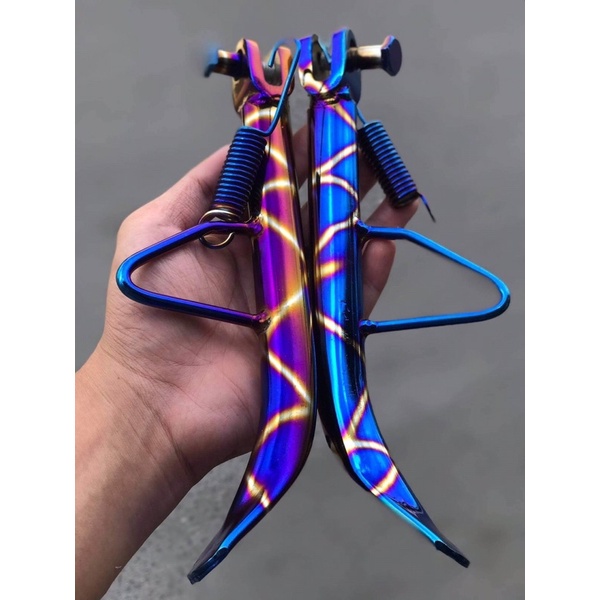 Chân chống xe máy kim loại Titan cho Exciter Wave Dream Sirus Winer