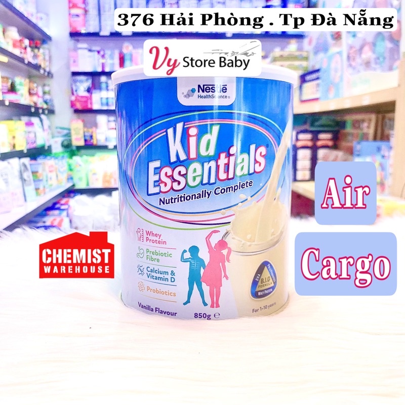 Sữa Kid Essentials 850g của Úc Date mới