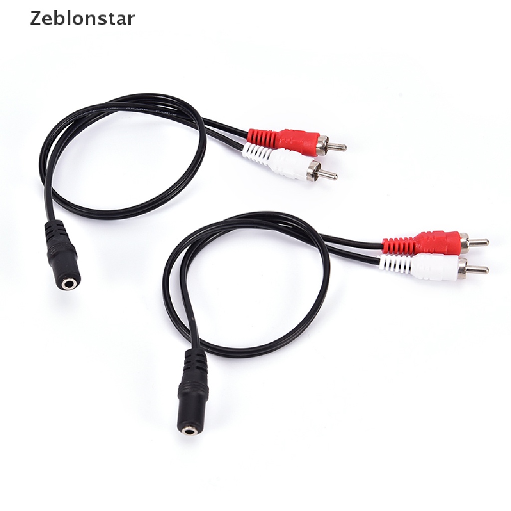 Cáp Chuyển Đổi Âm Thanh Aux Từ Đầu Cắm 2-RCA Sang Ổ Cắm 3.5mm Chuyên Dụng