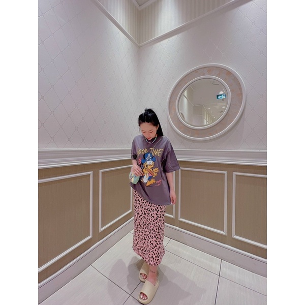 HÀNG LOẠI 1 SET ÁO THUN CHÂN VÁY BEO NỮ TÍNH NĂNG ĐỘNG