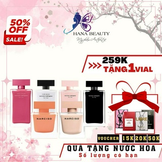 [ Mẫu Thử ] Nước Hoa Narciso For Her EDP 10ML, Nar Noir Rose 5ML, Narciso Poudree 10ML_Nước Hoa Nữ Chính Hãng