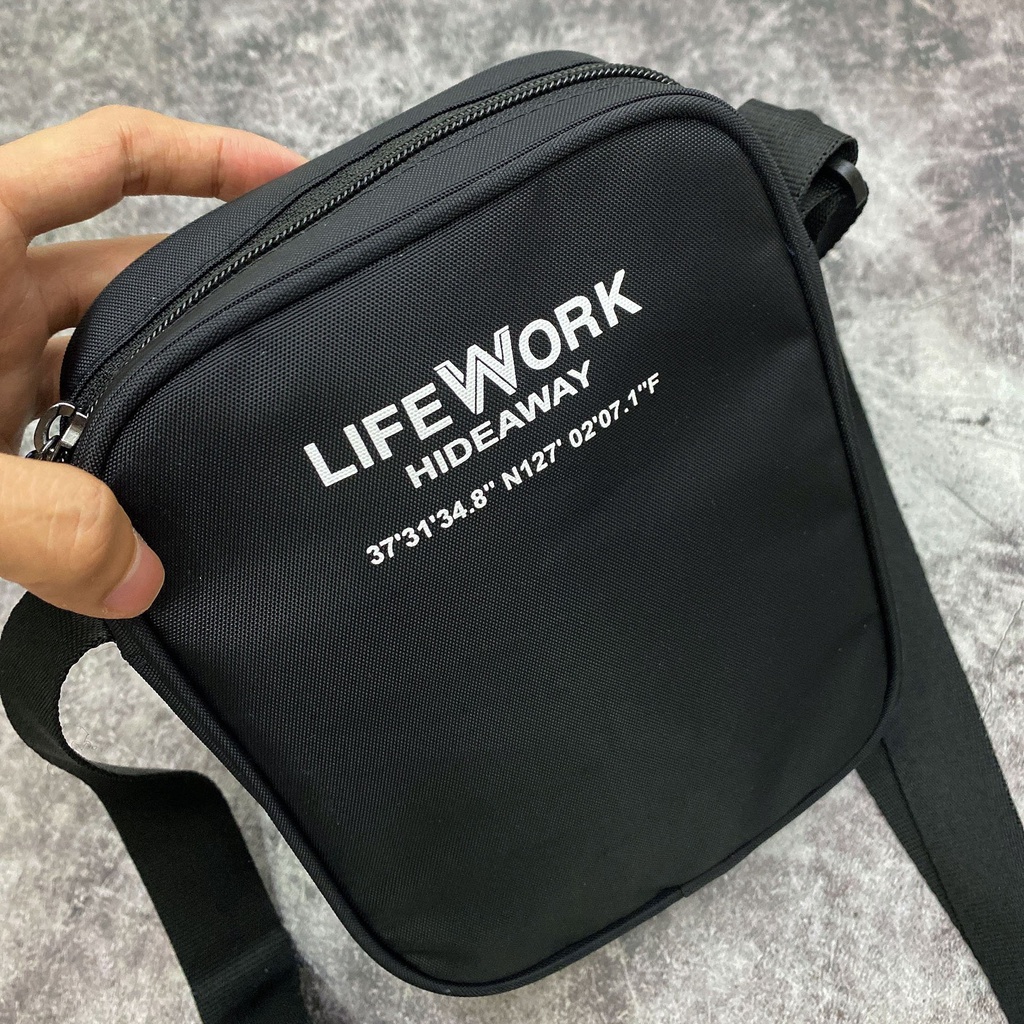 Túi Đeo Chéo LIFEWORK LK3 Logo Mini Bag Full Tag Code