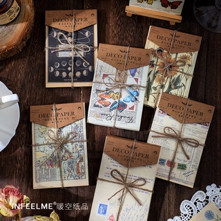 Set 10 giấy nền phong cách cổ điển phần 3 Tả Bí Lù Store