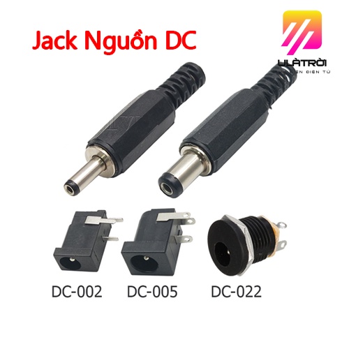 Đầu Jack Nguồn Dc 5.5X2.1Mm (Đực, Cái)
