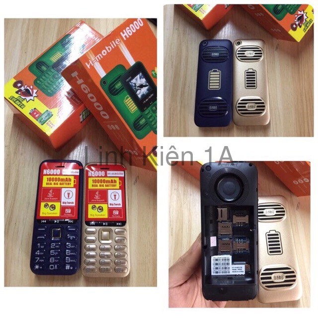 Điện thoai 4 sim 4 sóng H6000 Bảo Hành 1 Tháng
